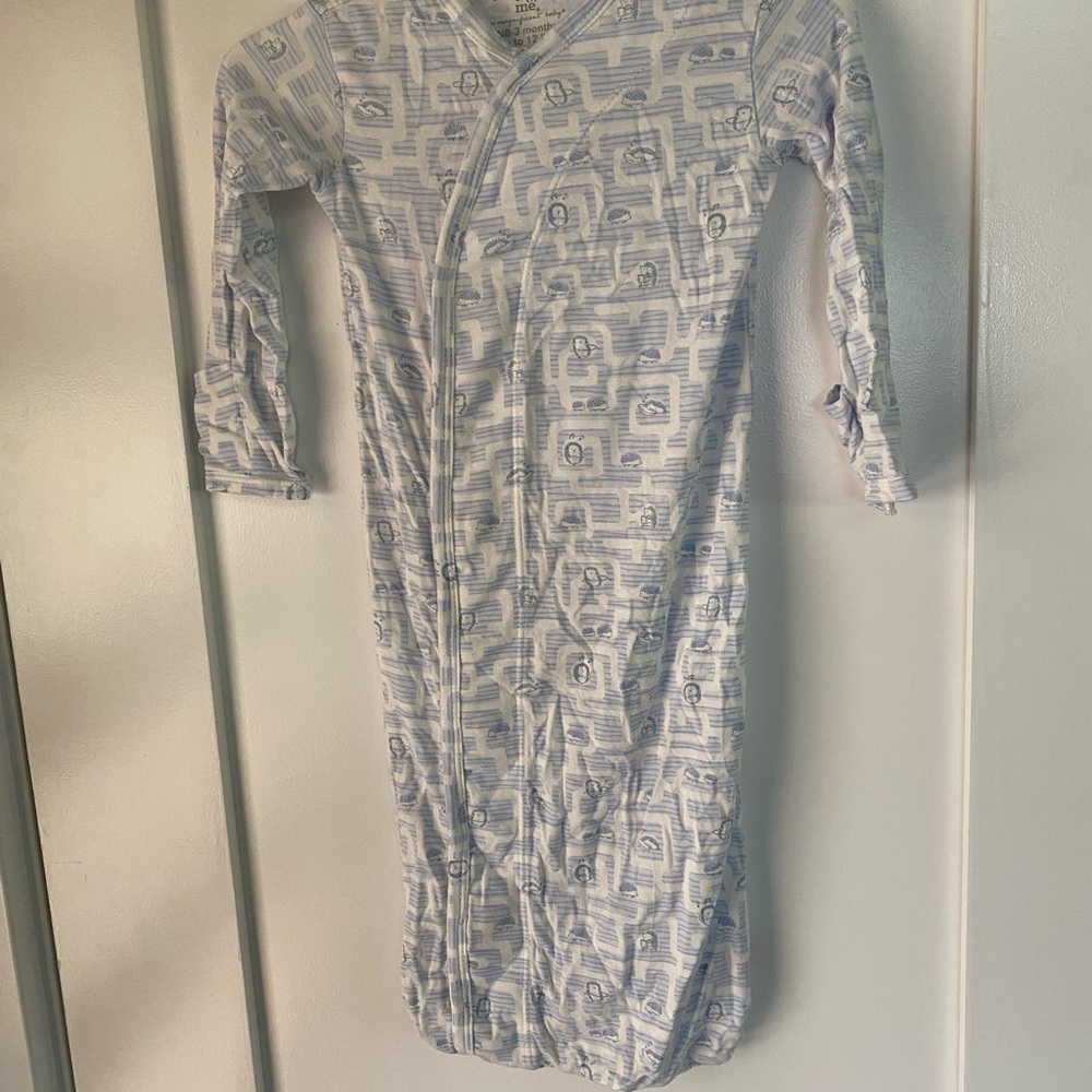 Magnetic Me Blue and White Kids Pajama Sleep Sack